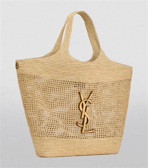 ysl tasche kariert|SAINT LAURENT Raffia Bags for Women .